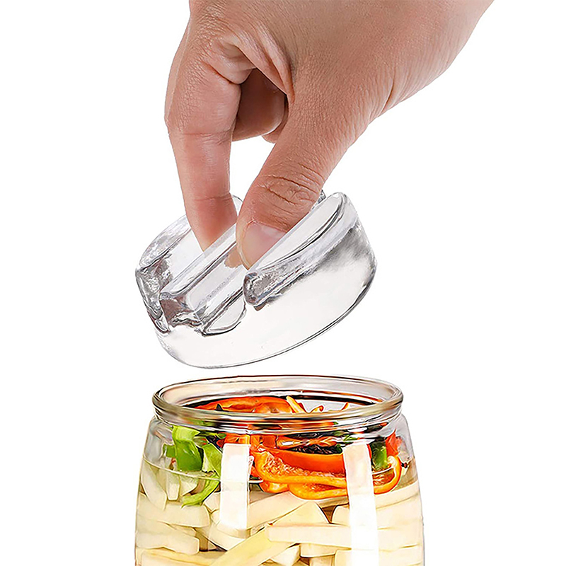 Fermentation Crock - Peso del vidrio de fermentación con