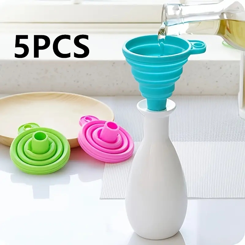 Home Cooking Delivery - Embudo plegable de silicona, Mini cocina