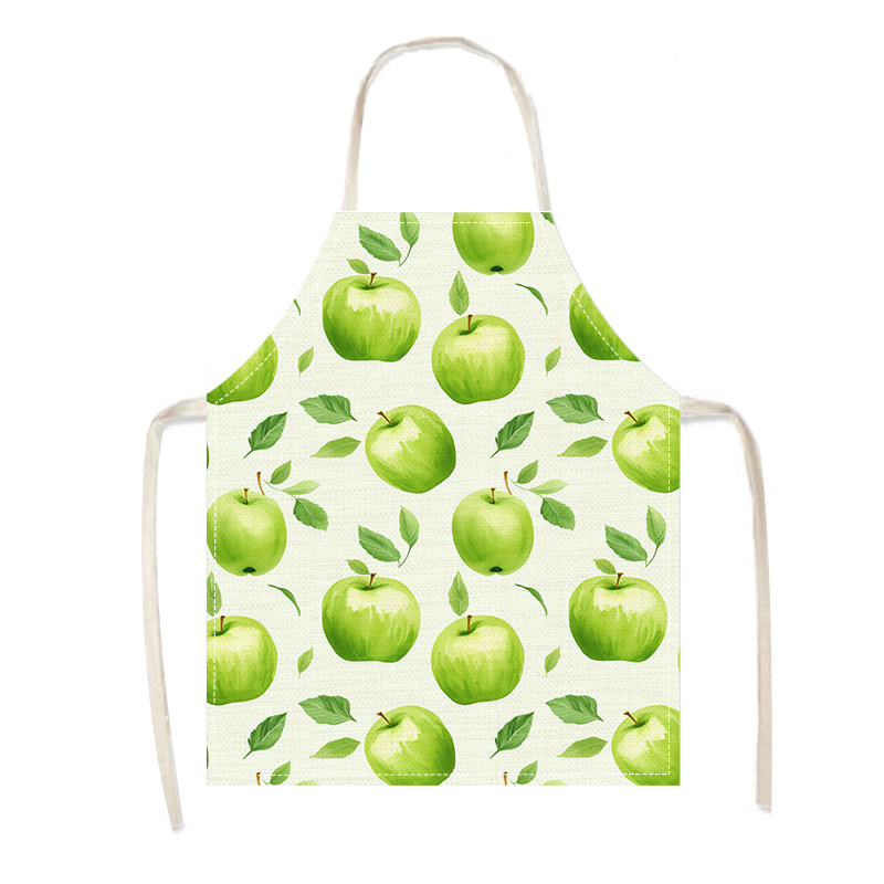 Mom'S Home Cooking - Delantal de lino con estampado de