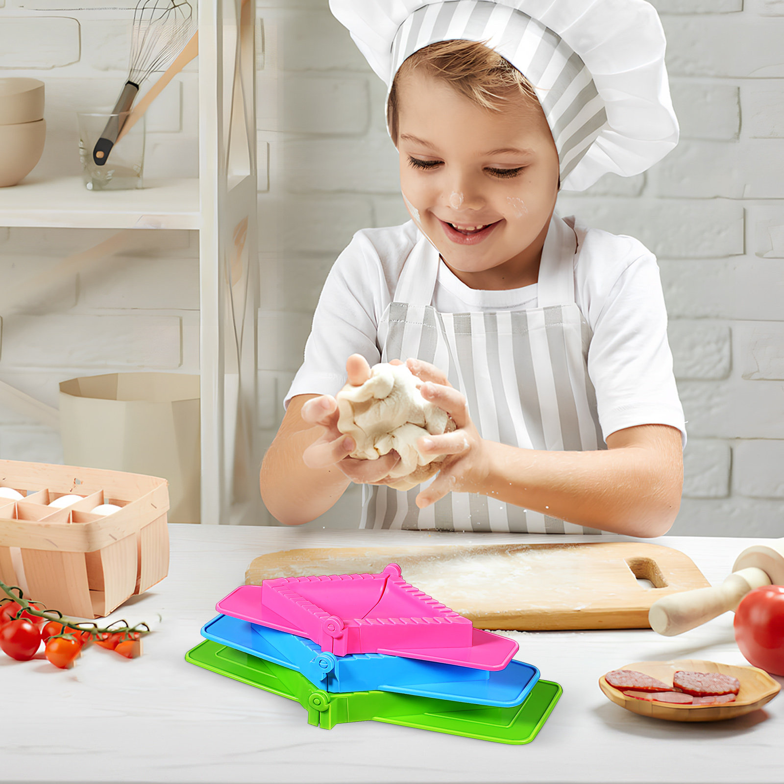 Gyoza Dumpling Maker - Juego de 3 Moldes para Empanadillas