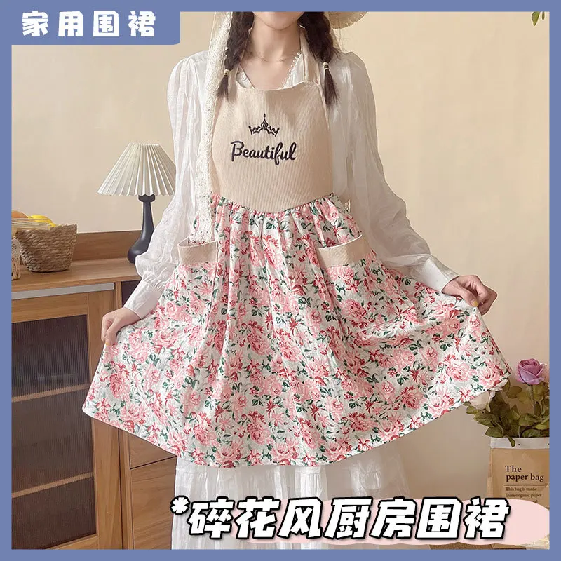 Home Cooking Work - Delantal de pana hermoso para mujer