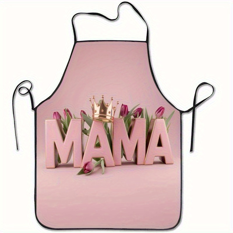 Mom'S Home Cooking - Delantal de poliéster sin mangas con