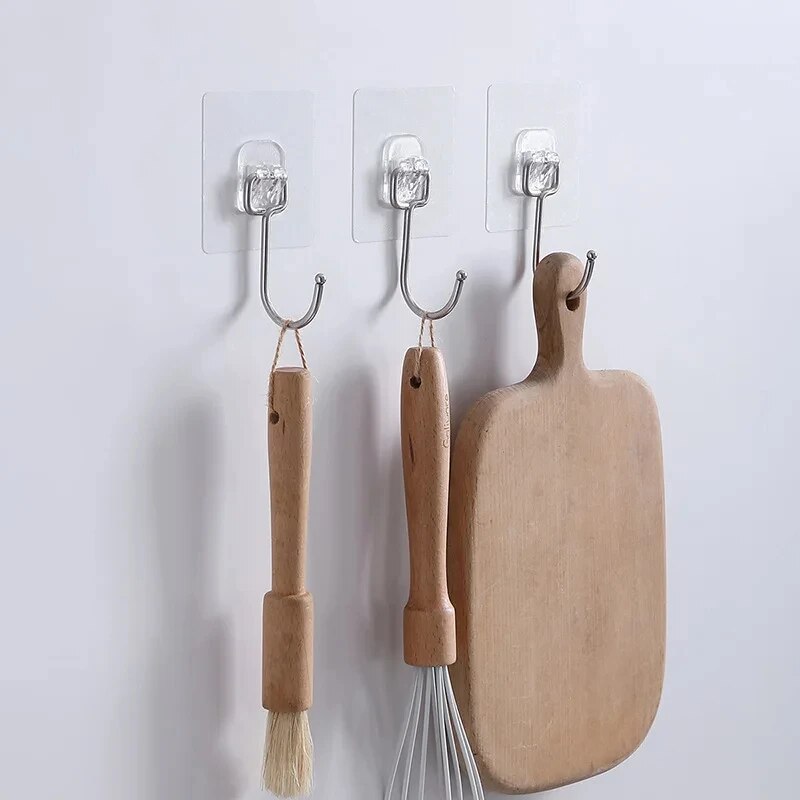 Gancho autoadhesivo de gran ta - Home Cooking Delivery reseña y precio