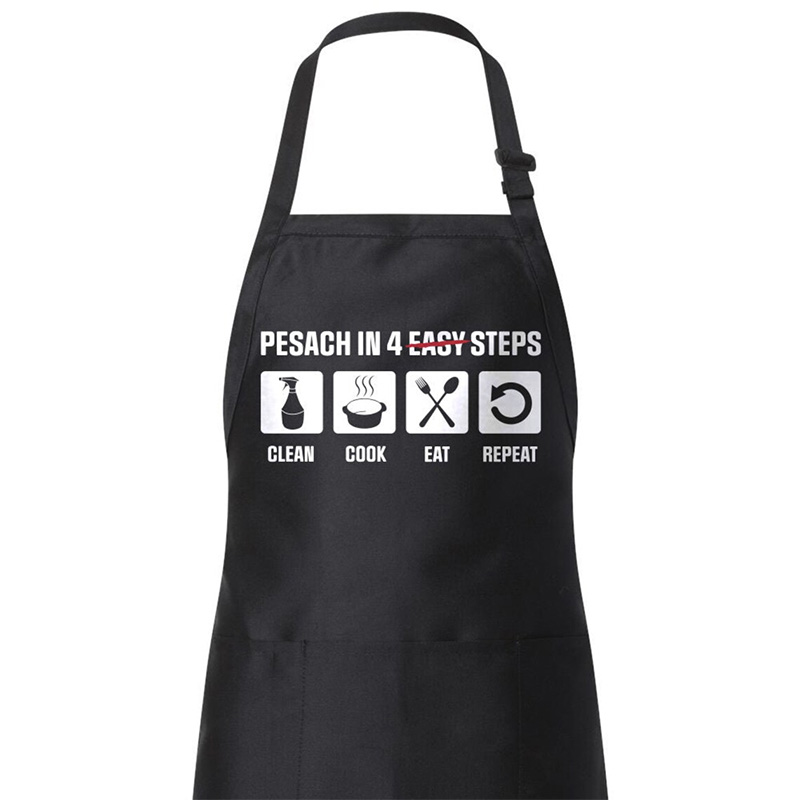 Delantal negro para cocinar y  - Mom'S Home Cooking reseña y precio