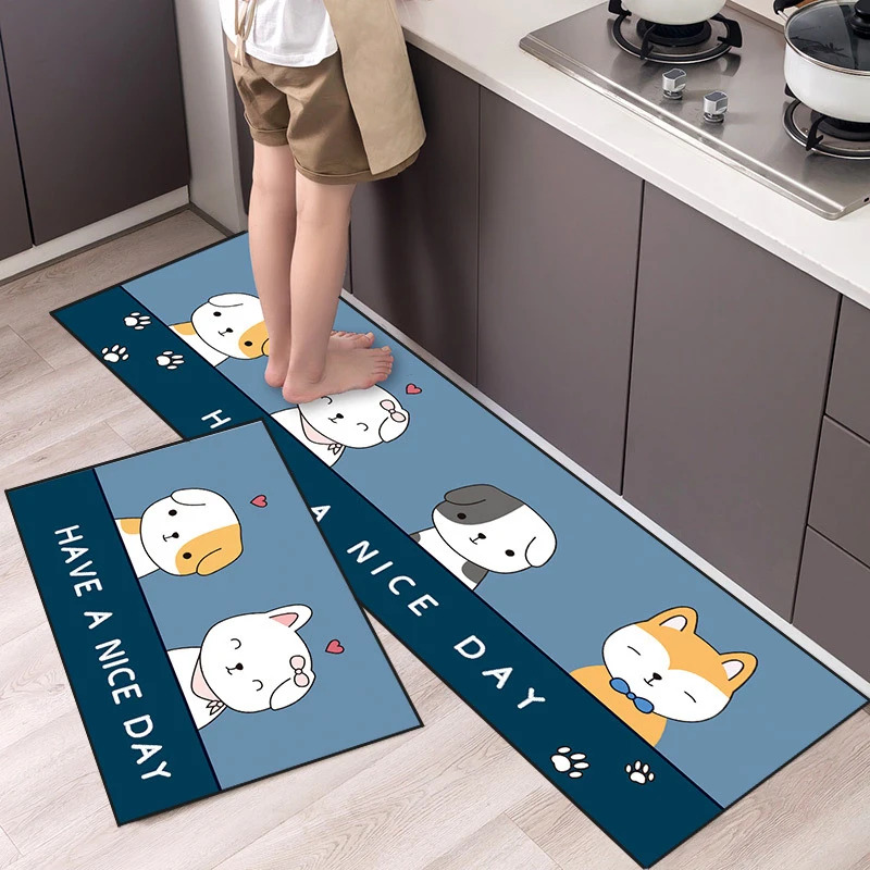 VIKAMA Tapete de cocina con bo - Home Cooking Made Easy reseña y precio
