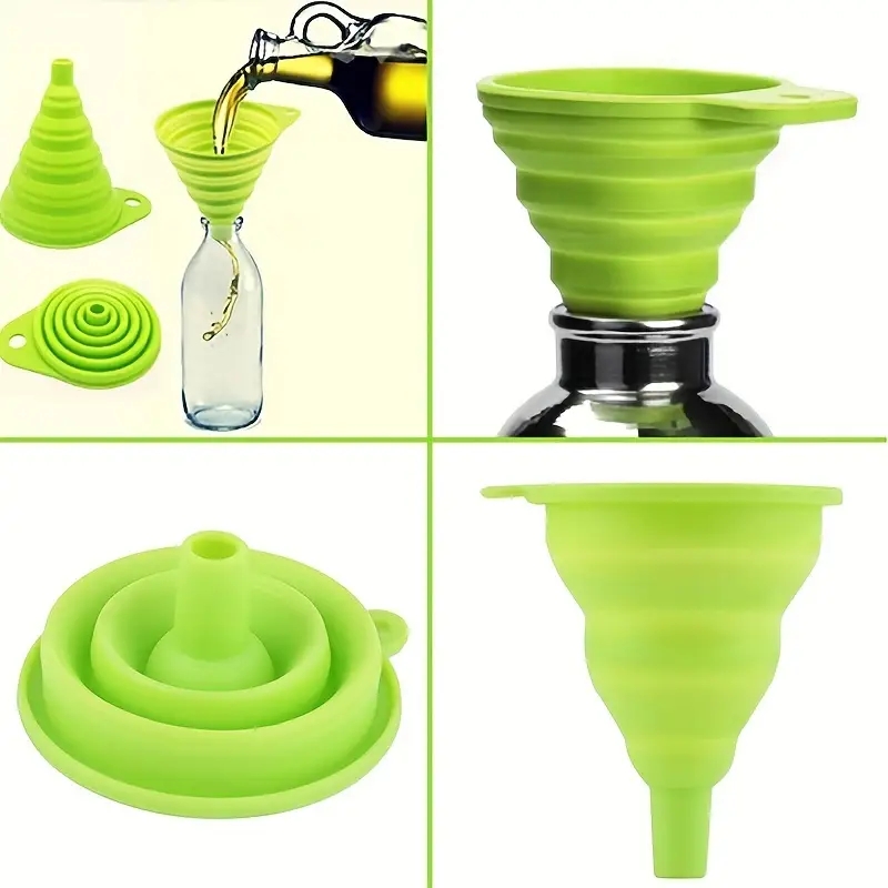 Embudo plegable de silicona, M - Home Cooking Delivery reseña y precio