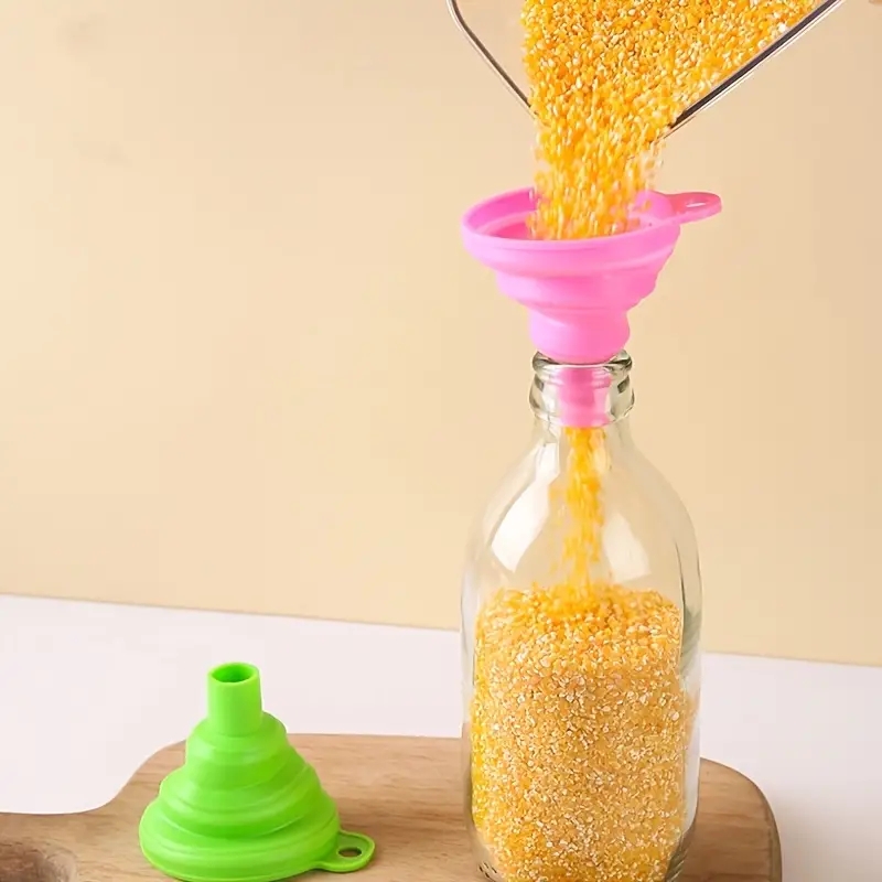 Embudo plegable de silicona, M - Home Cooking Delivery reseña y precio