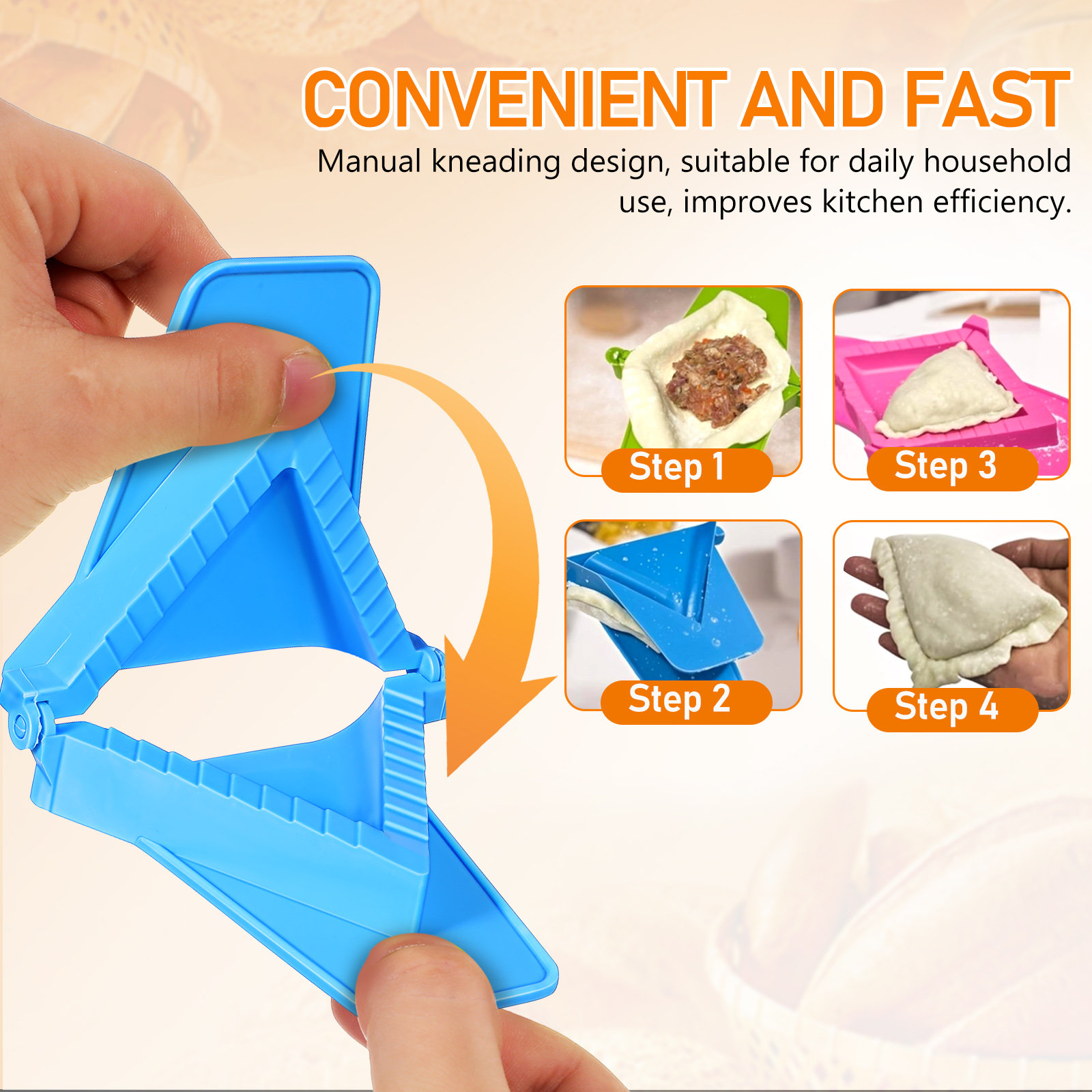 Juego de 3 Moldes para Empanad - Gyoza Dumpling Maker reseña y precio