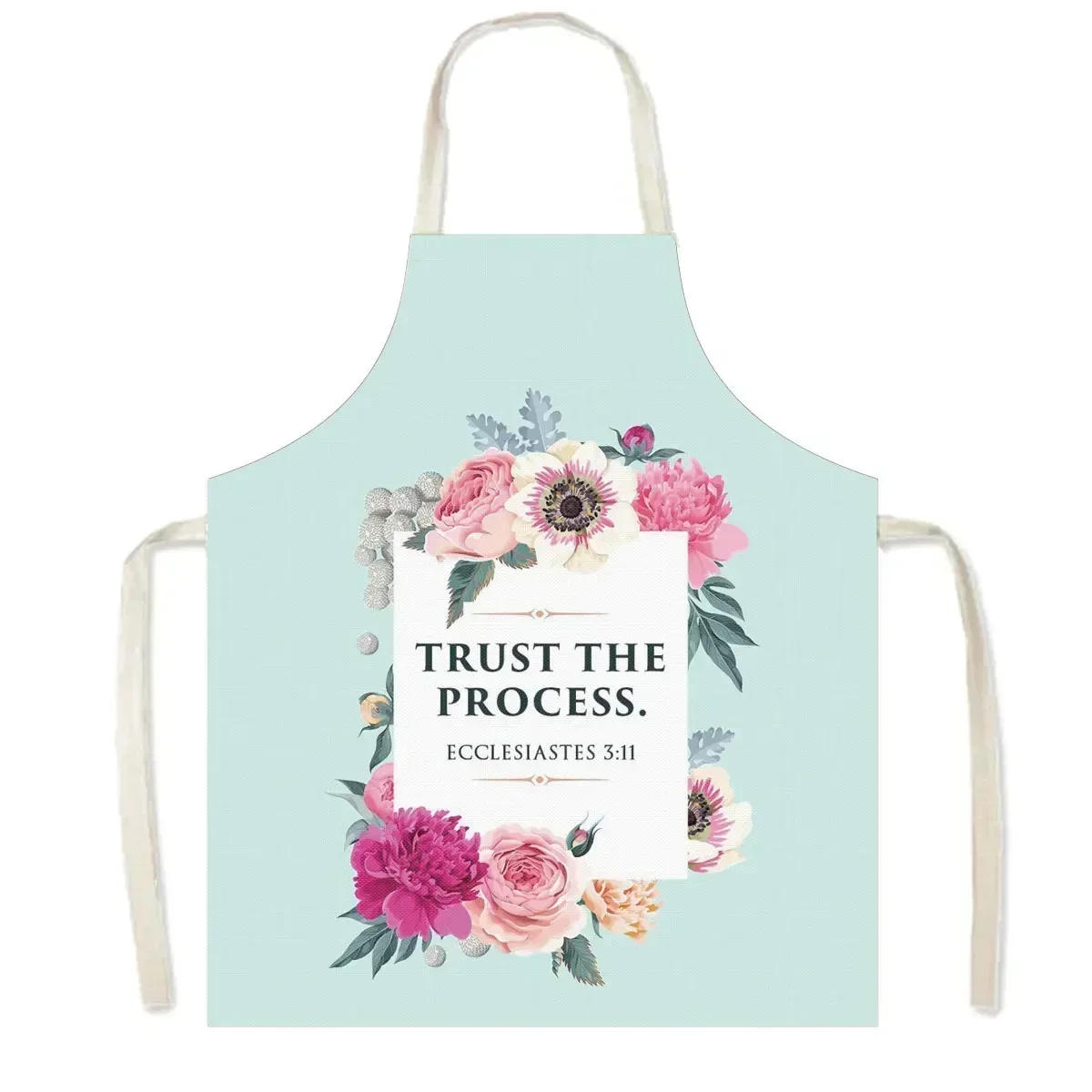 Delantal con estampado de vers - Home Cooking Work reseña y precio