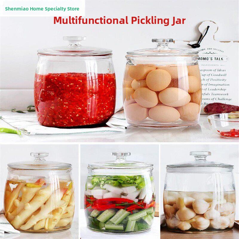 Tarro de kimchi de vidrio extr - Fermentation Crock reseña y precio
