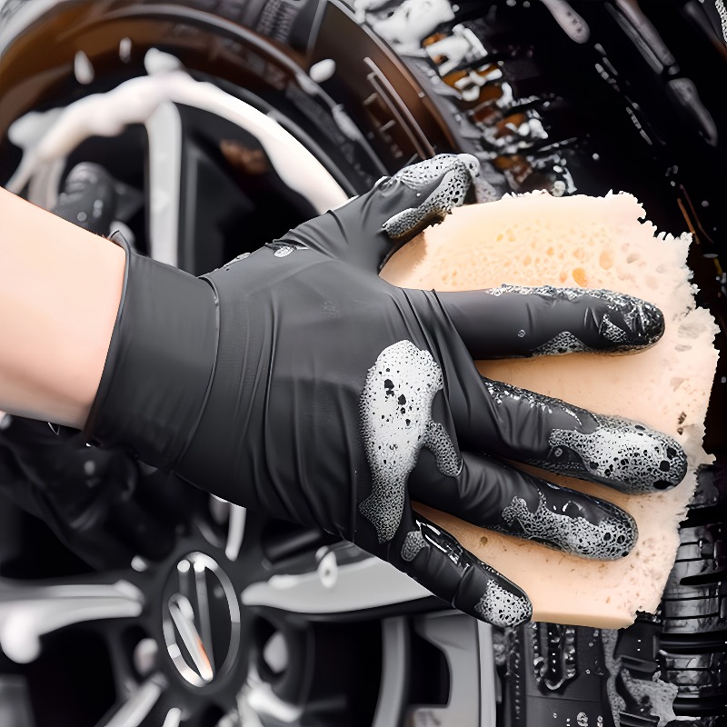 Guantes desechables negros par - Home Cooking Work reseña y precio